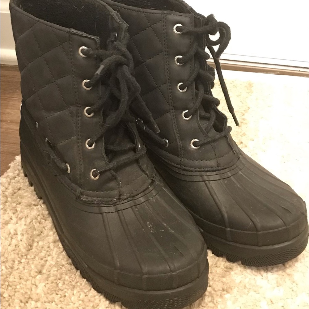 Sperry Saltwater Core Boot Women’s Size 7.5 Black